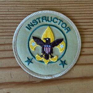 NWT!! Official BSA Boy Scout Instructor Patch with Eagle Emblem